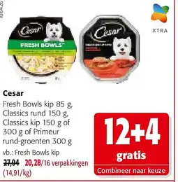 Colruyt Cesar Fresh Bowls kip aanbieding