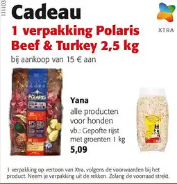 Colruyt Yana Gepofte rijst met groenten 1 kg aanbieding