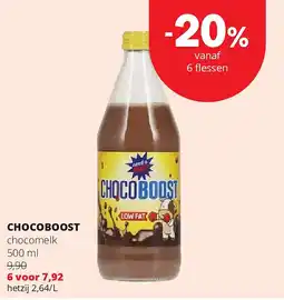 Spar CHOCOBOOST chocomelk 500 ml aanbieding