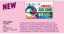 Delhaize Wasmiddel in pods aanbieding