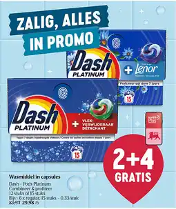 Delhaize Wasmiddel in capsules aanbieding