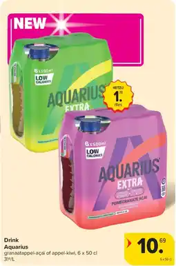 Carrefour Drink Aquarius aanbieding