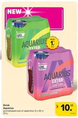 Carrefour Drink Aquarius aanbieding