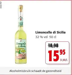 Colruyt Limoncello di Sicilia 32 % vol 50 cl aanbieding