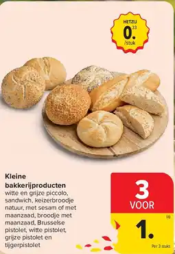 Carrefour Kleine bakkerijproducten aanbieding