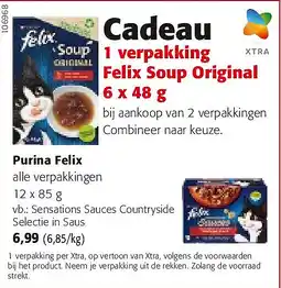 Colruyt Purina Felix Sensations Sauces Countryside Selectie in Saus aanbieding