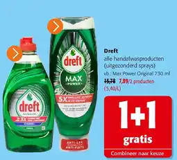 Colruyt Dreft Max Power Original 730 ml aanbieding