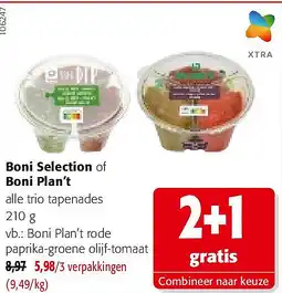 Colruyt Boni Plan’t rode paprika-groene olijf-tomaat aanbieding