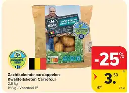 Carrefour Zachtkokende aardappelen Kwaliteitsketen Carrefour aanbieding