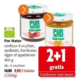 Colruyt Pur Natur 4 vruchten aanbieding