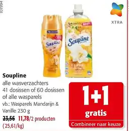 Colruyt Soupline Wasparels Mandarijn & Vanille 230 g aanbieding