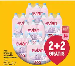 Delhaize Nietbruisend natuurlijk mineraalwater aanbieding