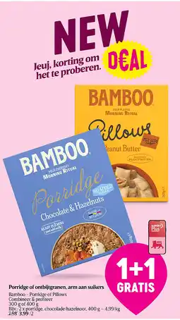 Delhaize Porridge of ontbijtgranen, arm aan suikers aanbieding