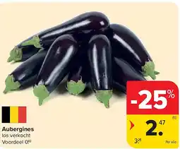 Carrefour Aubergines aanbieding