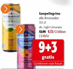 Colruyt Sanpellegrino Light Limonata aanbieding