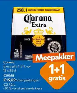 OKay Corona Extra pils 4,5 % vol 12 x 25 cl aanbieding