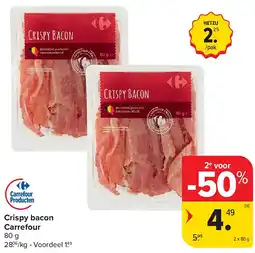 Carrefour Crispy bacon Carrefour aanbieding