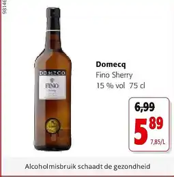 Colruyt Domecq Fino Sherry 15 % vol 75 cl aanbieding