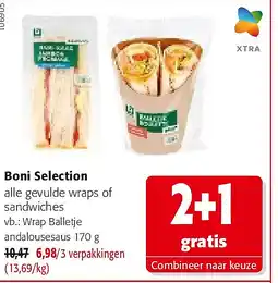 Colruyt Wrap Balletje andalousesaus 170 g aanbieding