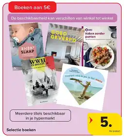 Carrefour Selectie boeken aanbieding
