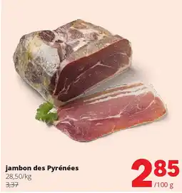 Spar jambon des Pyrénées aanbieding
