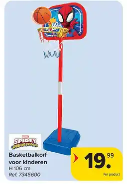Carrefour Basketbalkorf voor kinderen aanbieding