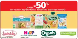 Carrefour naar keuze uit de producten van de hieronder afgebeelde merken (j) aanbieding