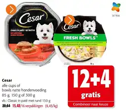 Colruyt Cesar Classic in paté met rund 150 g aanbieding