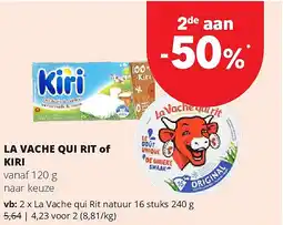 Spar La Vache qui Rit natuur 16 stuks 240 g aanbieding