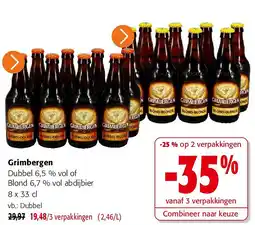 Colruyt Grimbergen Dubbel aanbieding