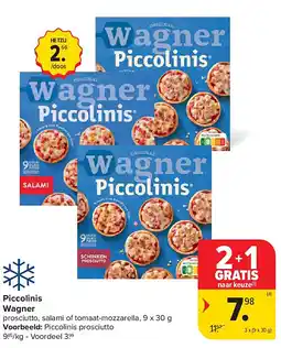 Carrefour Piccolinis Wagner aanbieding