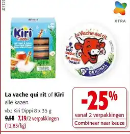 Colruyt Kiri Dippi 8 x 35 g aanbieding