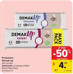 Carrefour Producten Demak’up aanbieding