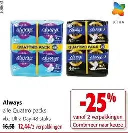 Colruyt Always Ultra Day 48 stuks aanbieding