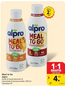 Carrefour Meal to Go Alpro aanbieding