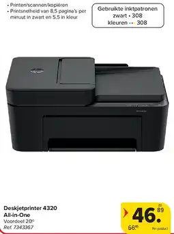 Carrefour Deskjetprinter 4320 All-in-One aanbieding