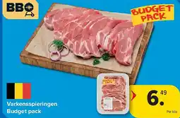Carrefour Varkensspieringen Budget pack aanbieding