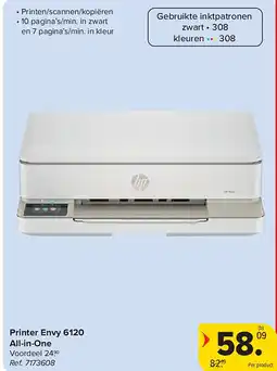 Carrefour Printer Envy 6120 All-in-One aanbieding