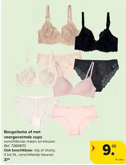 Carrefour Beugelbeha of met voorgevormde cups aanbieding