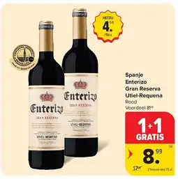 Carrefour Spanje Enterizo Gran Reserva Utiel-Requena aanbieding