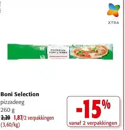Colruyt Boni Selection pizzadeeg 260 g aanbieding