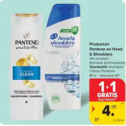 Carrefour Producten Pantene en Head & Shoulders aanbieding