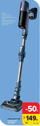 Carrefour Steelstofzuiger RH6848WO aanbieding