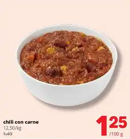 Spar chili con carne aanbieding