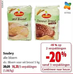 Colruyt Soubry Bloem voor wit brood 5 kg aanbieding