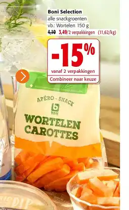 Colruyt Wortelen 150 g aanbieding