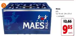 Colruyt Maes pils 5,2 % vol 24 x 25 cl aanbieding