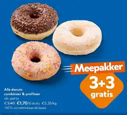 OKay Alle donuts combineer & profiteer party aanbieding