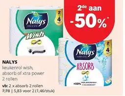 Spar NALYS absorb 2 rollen aanbieding