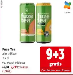 Colruyt Fuze Tea Peach-Hibiscus aanbieding